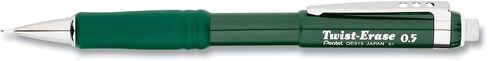 Pentel Twist Eraser III Mechanical Pencil Color: Green (QE515D) in Kuwait
