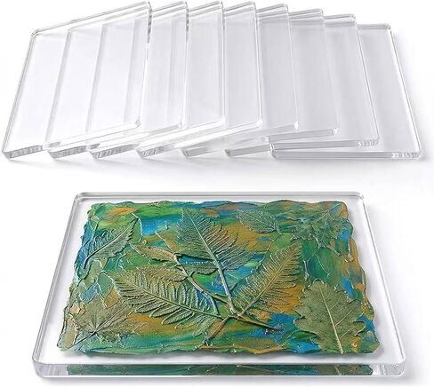 8 Pack Gel Printing Plates for Printmaking, 8x10 Inch Gel Plate Set in Kuwait