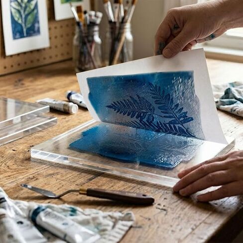 8 Pack Gel Printing Plates for Printmaking, 8x10 Inch Gel Plate Set in Kuwait