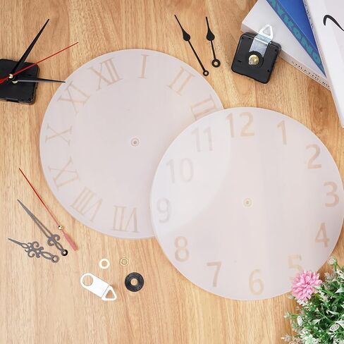 2 pcs Clock Mold Set Silicone Resin Molds DIY Decorations Molds in Saudi Arabia