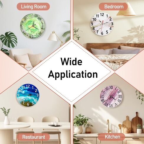2 pcs Clock Mold Set Silicone Resin Molds DIY Decorations Molds in Saudi Arabia