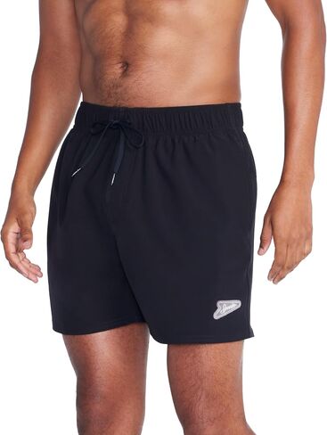 Speedo Men's Swim Trunk Knee Length Volley Comfort Liner Solid in Kuwait