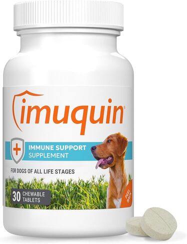 Nutramax Imuquin Immune Support Supplement for Dogs, Powder Packets, 30ct in Kuwait