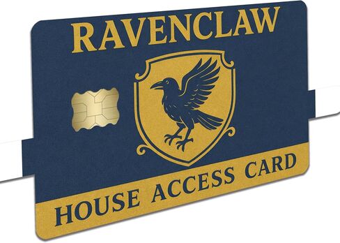 Wizard House Raven Access Card – Credit Card Skin Sticker Cover Decal Wrap 2-Pack – Fantasy School Crest Series in Kuwait