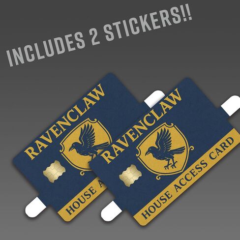 Wizard House Raven Access Card – Credit Card Skin Sticker Cover Decal Wrap 2-Pack – Fantasy School Crest Series in Kuwait
