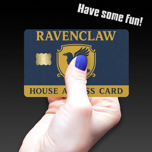 Wizard House Raven Access Card – Credit Card Skin Sticker Cover Decal Wrap 2-Pack – Fantasy School Crest Series in Kuwait