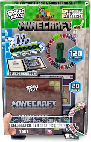 Sticki Rolls Minecraft Collectors Book in Kuwait