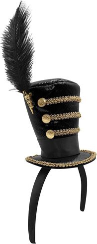 قبعة تنكرية لعصابة الرأس من Toy Soldier Mini Circus Ringmaster Majorette Mini Top Hat in Kuwait