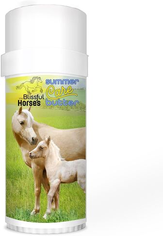 The Blissful Horses Summer Care Sun Butter, Gentle Horse Sunscreen, Easy-to-Apply Equine Sunblock Solution, Must-Have Horse Essentials for All Day Sun Protection, 2 oz. in Kuwait