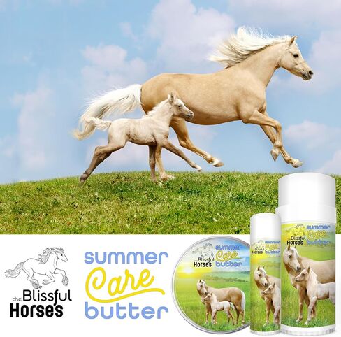 The Blissful Horses Summer Care Sun Butter, Gentle Horse Sunscreen, Easy-to-Apply Equine Sunblock Solution, Must-Have Horse Essentials for All Day Sun Protection, 2 oz. in Kuwait