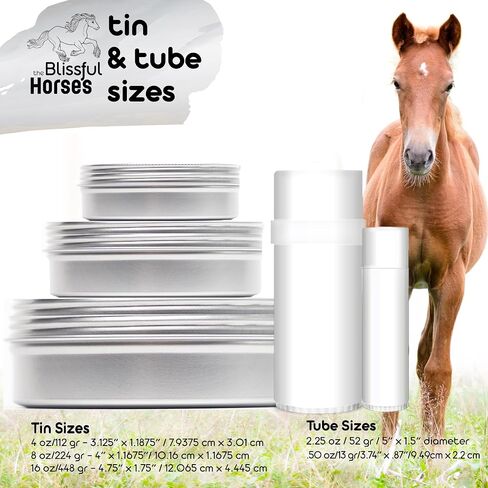 The Blissful Horses Summer Care Sun Butter, Gentle Horse Sunscreen, Easy-to-Apply Equine Sunblock Solution, Must-Have Horse Essentials for All Day Sun Protection, 2 oz. in Kuwait