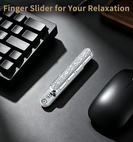 ATESSON Metal Fidget Slider Toy for Adults Kids EDC Fidget Toy in Saudi Arabia
