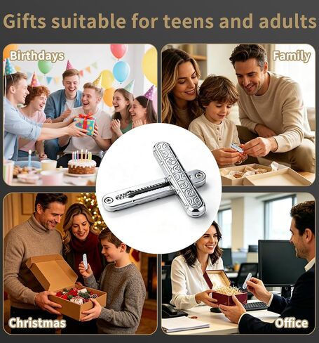 ATESSON Metal Fidget Slider Toy for Adults Kids EDC Fidget Toy in Saudi Arabia