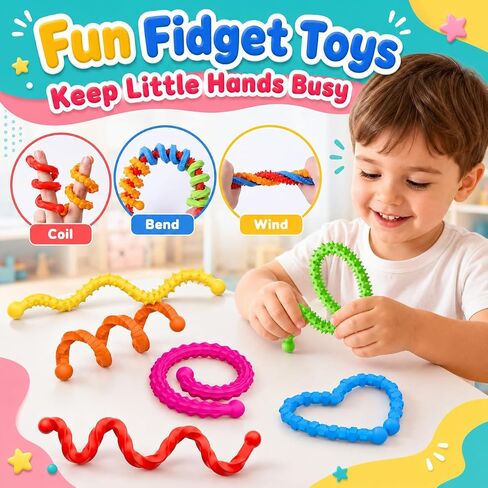 30 Pcs Fidget Sticks Toys Bulk for Kids, Quiet Sensory Classroom Prizes in Kuwait