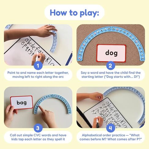 The Fidget Game Alphabet Arc, Sensory ABC Toy for Kids, Pre-K to Grade 1 in Saudi Arabia
