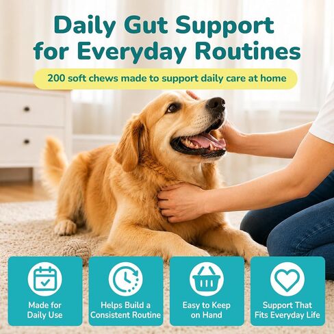 Woyamay Probiotics for Dogs, Dog Probiotics Chews, Gut & Digestive Support in Saudi Arabia