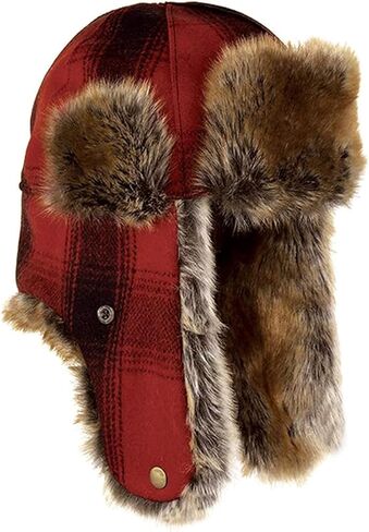 قبعة Stormy Kromer Northwoods Trapper - قبعة شتوية من الصوف معزولة مع غطاء للأذن in Kuwait