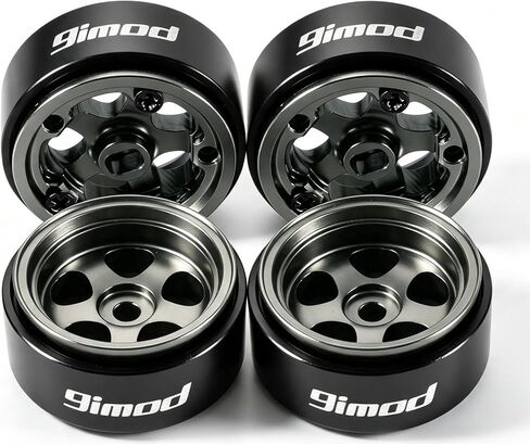 0.7 Beadlock Wheels Aluminum SCX30 Wheels for Axial 1/30 Crawler Upgrades in Saudi Arabia