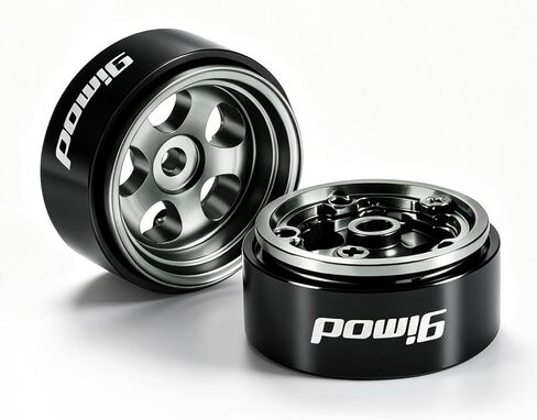0.7 Beadlock Wheels Aluminum SCX30 Wheels for Axial 1/30 Crawler Upgrades in Saudi Arabia