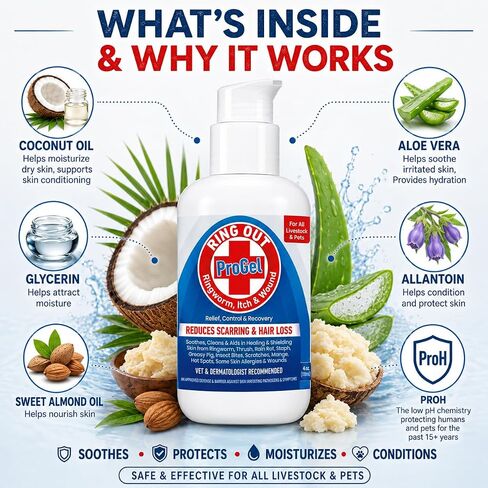 Ring Out ProGel Targeted Wound Care for Sheep, Goats, Cats, Dogs & Horses in Kuwait
