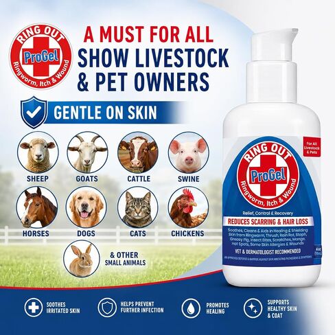 Ring Out ProGel Targeted Wound Care for Sheep, Goats, Cats, Dogs & Horses in Kuwait