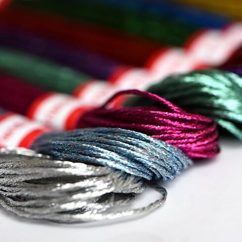 LE PAON Embroidery Floss Metallic Thread (Gold and Silver Series) in Kuwait
