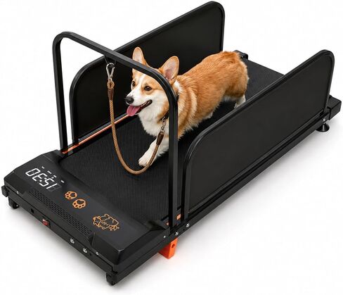 Dog Treadmill, 2.5 HP Motor, LCD Display, Small-Medium Dogs in Kuwait