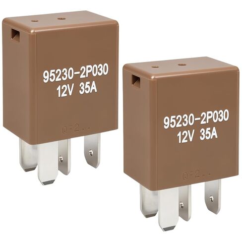 Relay 95230-2P030 (Set of 2), 4 Pins Multi-Purpose Power Relay 12V 35A, Compatible for Hyundai, Kia Vehicles in Kuwait