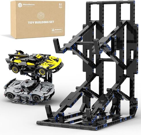 Display Stand for Lego Technic Cars (1:16 Scale Only), 2-Tier Stand for Lego Car 42204 42205 42173 42161 42138 and More, Display Building Set for Boys, Girls, Adults, Ages 6+ in Saudi Arabia