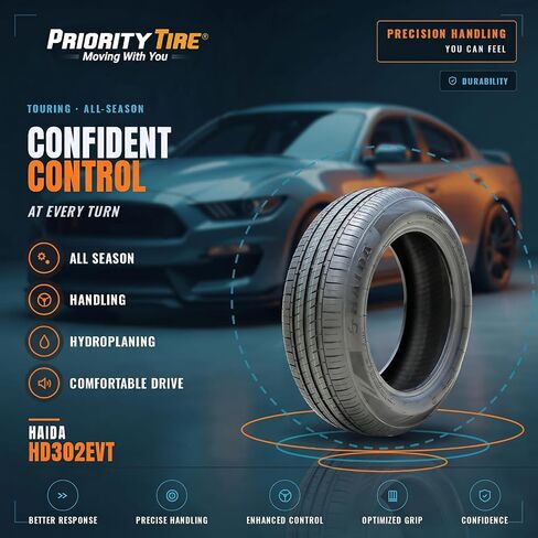 Haida HD302EVT All-Season Touring Radial Tire-155/70R12 155/70/12 155/70-12 73Q BSW Black Side Wall in Saudi Arabia