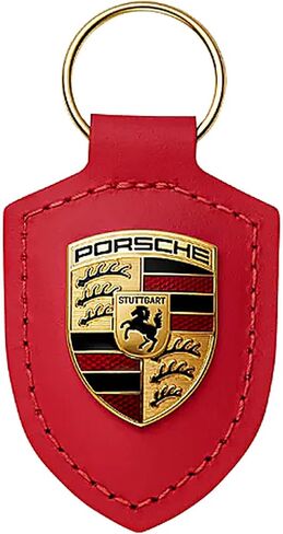 Porsche Crest Key Ring - Black in Saudi Arabia