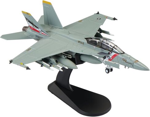 1:100 Scale F-18 Super Hornet Metal Fighter Jet Model Jolly Roger Military Die-cast Aircraft Models for Collection or Gift in Kuwait