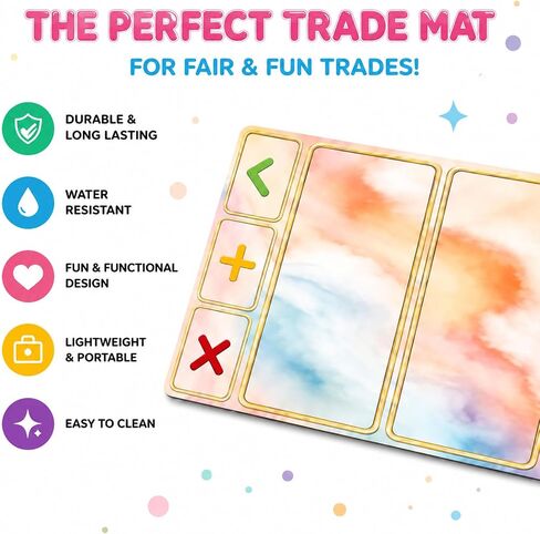 Fidget Trading Board, Neoprene Squishy Swap Mat, 16 x 18 Inch in Kuwait