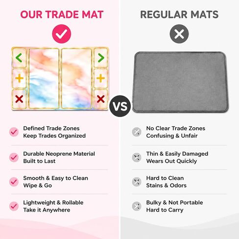 Fidget Trading Board, Neoprene Squishy Swap Mat, 16 x 18 Inch in Kuwait