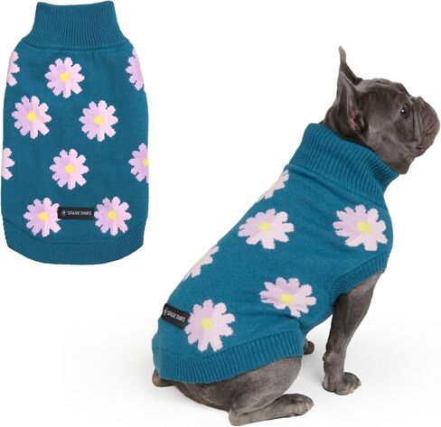 Spark Paws Knit Dog Sweater - Winter Dog Clothes, Small Medium Large in Kuwait