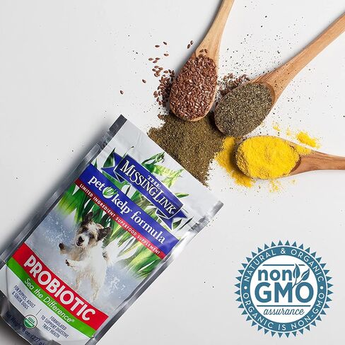 The Missing Link Pet Kelp Dog Probiotic Organic Supplement Powder, 8 oz in Kuwait