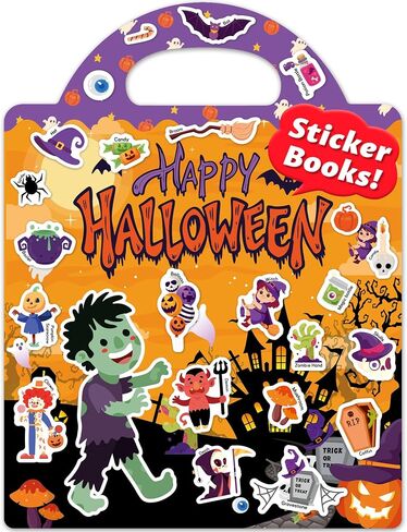 Walenced Reusable Sticker Book, Stickers for Kids, Travel Toys Gifts in Kuwait