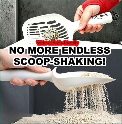 QUALIALL Cat Litter Scoop, 2-Pack in Saudi Arabia