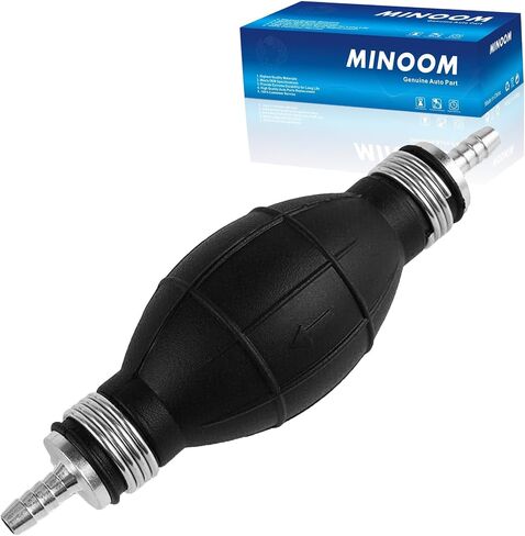 MINOOM مضخة الوقود اليد التمهيدي لمبة الوقود المطاط والألومنيوم اليد مناسبة للسيارة/قارب/البحرية/دراجة نارية 10 مللي متر (3/8 بوصة) مضخة التمهيدي اليدوية in Kuwait