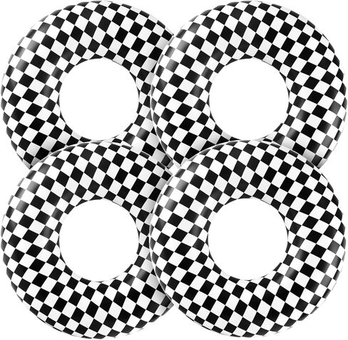 4 Pcs 28 Inch Spider Web Pool Floats, Summer Beach Party for Kids Adults in Kuwait