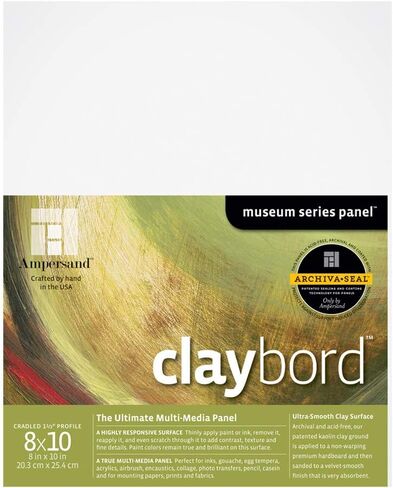 Ampersand Original Smooth Claybord 14 in. x 18 in. each in Kuwait