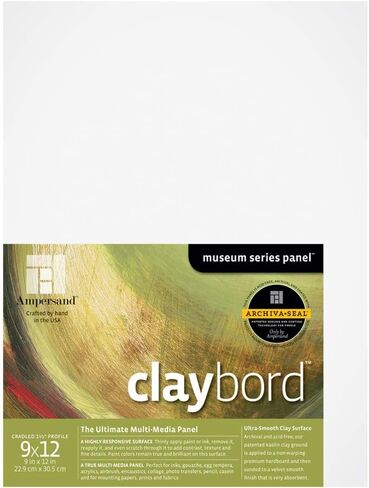 Ampersand Original Smooth Claybord 14 in. x 18 in. each in Kuwait
