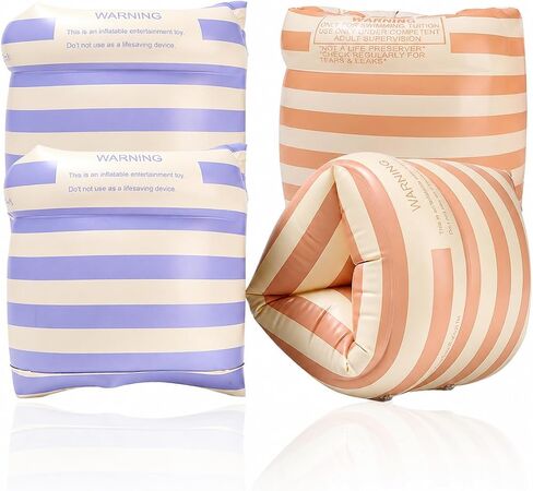 Arm Floaties for Kids & Adults, Inflatable Roll-On Swim Arm Bands, Pool Floaties for Kids 3-5, 6-12 yrs & Up to 150lb Adult, Learn to Swim Water Wings for Boys Girls in Kuwait