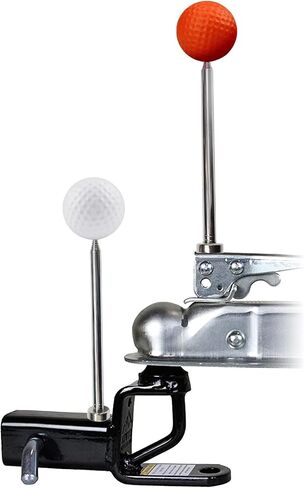 Tall Trailer Magnetic Alignment Kit, Hitch Magnetic Alignment System, Upgraded Trailer Hitch Accessories for Boat, Camper, Horse Trailer, RV Hitching and Towing- Adjustable Extend Guide Poles(2pcs) in Kuwait