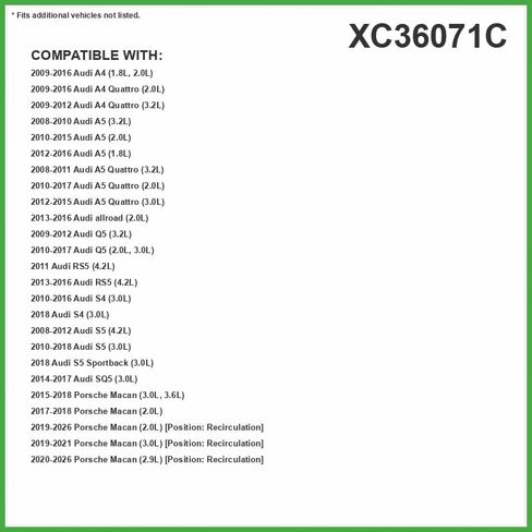 ECOGARD XC36071C Premium Cabin Air Filter with Activated Carbon Odor Eliminator Fits Audi Q5 2009-2017, A4 Quattro 2009-2016, A5 Quattro 2008-2017, A4 2009-2016, S5 2008-2018, S4 2010-2018 in Kuwait