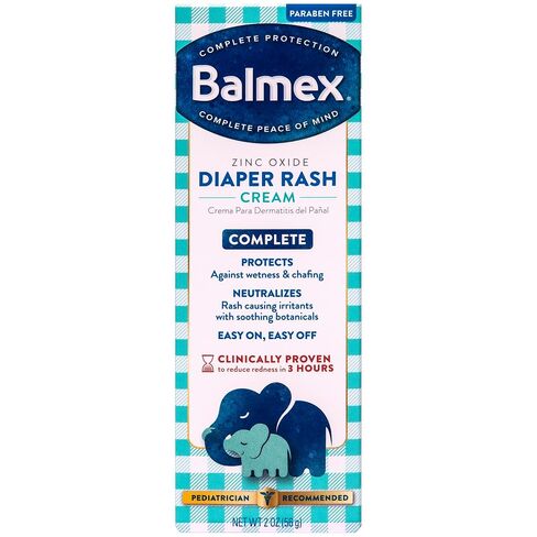 Balmex Complete Protection Baby Diaper Rash Cream with Zinc Oxide + Soothing Botanicals, 4 Ounce in Saudi Arabia