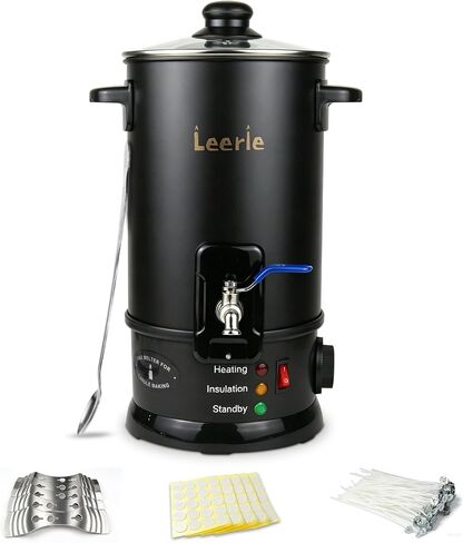 Leerie M5 10Lbs Wax Melter for Candle Making with Temp Control & Pour Spout in Saudi Arabia