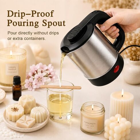 Candle Making Supplies with Electric Wax Melting Pot in Kuwait
