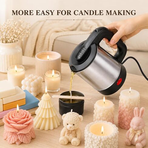 Candle Making Supplies with Electric Wax Melting Pot in Kuwait