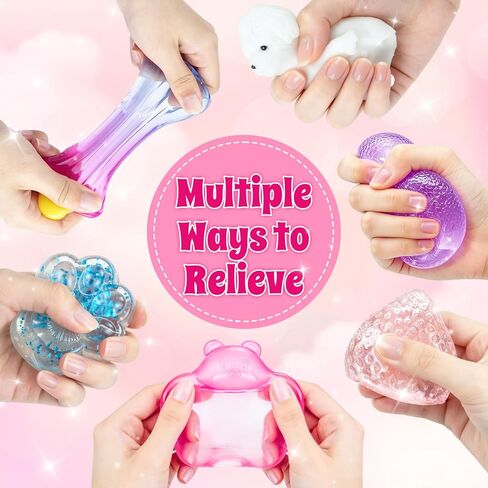 25pcs Taba Squishies Kit,Cute Squeeze Toys Box Set,Coconut Oil,Popsicles Multi Shapes Squishy Fun Box,Stress Balls for Adult, Classroom Prizes,Party Favors & Goodie Bags Stuffers for Ages 4-8 8-12 in Saudi Arabia